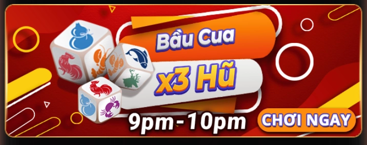 Khuyến mãi nổ hũ bầu cua X3 Tip Club