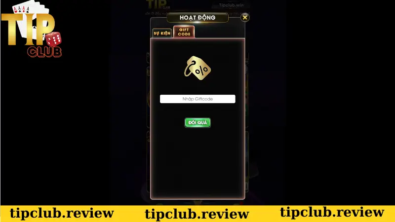 Cách nhận Giftcode Tipclub miễn phí