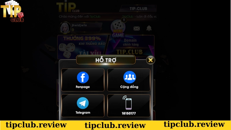 Đội ngũ chăm sóc khách hàng của cổng game Tipclub