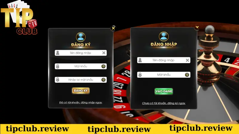 Hướng dẫn đăng ký và đăng nhập Tipclub